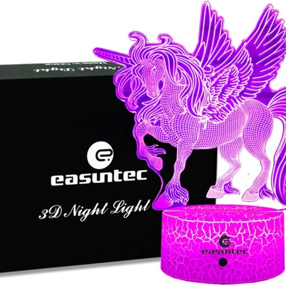 Purple Unicorn Night Light for Kids - Picture 2 of 8